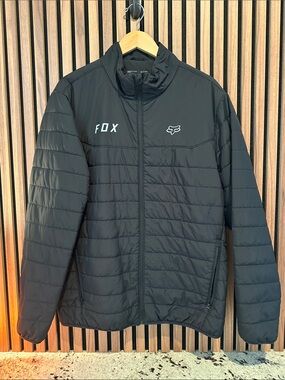 Fox Men’s Black Quilted Puffer Jacket